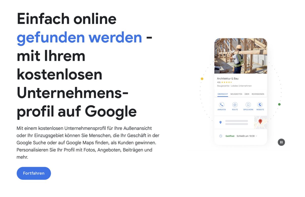 Google Unternehmensprofil - Einstieg & Login (Google.at)